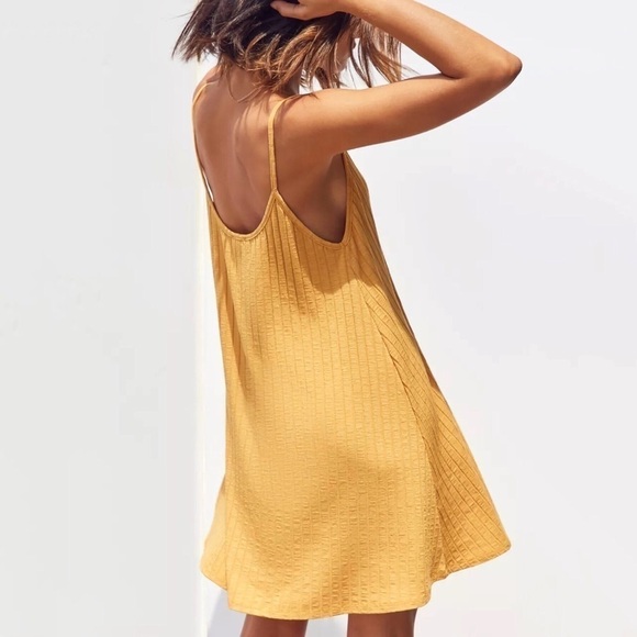 UO Silence + Noise Wide Ribbed Knit Slip Dress - Picture 12 of 12